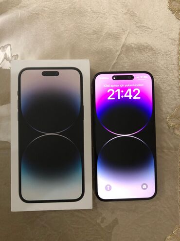 ikinci el 12 pro: IPhone 14 Pro Max, 128 GB, Black Titanium, Face ID