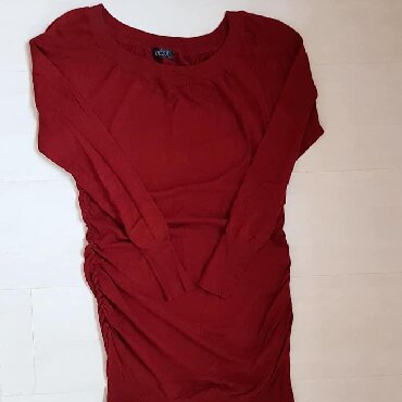 tirkizne haljine: M (EU 38), color - Burgundy, Other style, Long sleeves