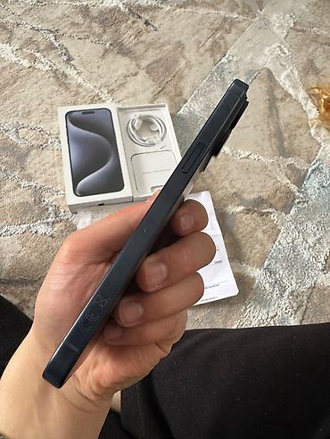 Apple iPhone: IPhone 15 Pro Max, Б/у, 1 ТБ, Blue Titanium, Чехол, Кабель, Коробка, 100 % — 6