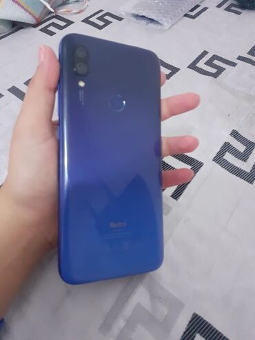 iohone 7: Xiaomi Redmi 7, 32 GB, rəng - Göy, 
 Barmaq izi, İki sim kartlı