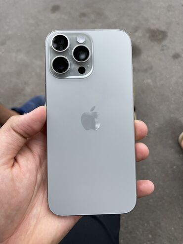 чехлы телефона: IPhone 16 Pro Max, Жаңы, 256 ГБ, Natural Titanium, Заряддоочу түзүлүш, Коргоочу айнек, Каптама, 100 %
