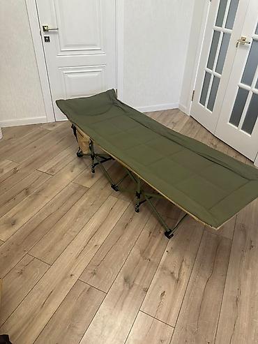 раскладушка матрас: Складная туристическая раскладушка с мягким матрасом и подголовником — 3