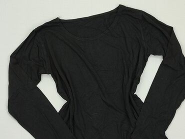 czarna bluzka z siatki: Bluzka, 12 lat, 146-152 cm, stan - Dobry