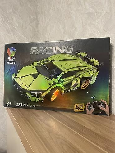 LEGO tipli konstruktor dəstləri: Yeni Konstruktor Lamborghini Yaşıl rəngli sport avtomobil 2.4 GHz — 1
