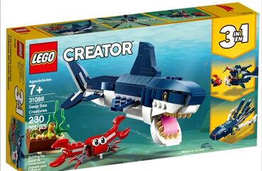 домик для морской свинки: Lego Creator ?итатели морских глубин 🦞🦈🐙, рекомендованный возраст