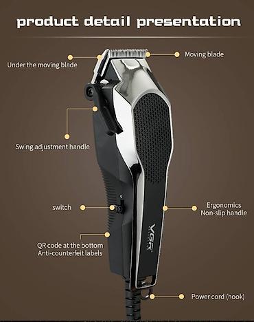 Trimmerlər və saç qırxan maşınlar: Saç qırxan maşın, Vgr, Yeni, Pulsuz çatdırılma, Ödənişli çatdırılma, Rayonlara çatdırılma — 9