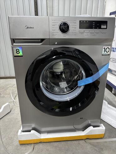 мотор стиралки: Стиральная машина Midea, Новый, Автомат, До 9 кг, Полноразмерная