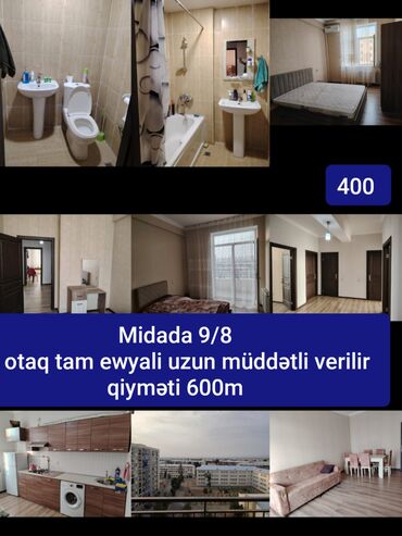 kiraye sumqayıt: Midada 9/8 4 otaq tam ewyali uzun müddətli verilir qiyməti 600m