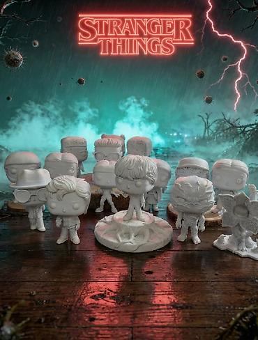 3d draperi: Stranger Things 3D Fiqurlar – Kolleksiya və Hədiyyə Istədiyiniz — 1