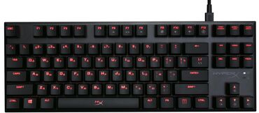 hyperx cloud core: HyperX Alloy FPS Pro Cherry MX Red (HX-KB4RD1-RU/R1) Механическая