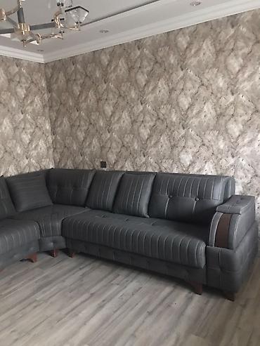 Ev üçün mebel: Künc divan, Yeni, Açılan, Bazalı, Süni dəri — 3