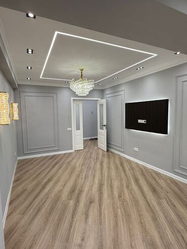 купить квартиру в бишкеке без ремонта: 2 комнаты, 62 м², Элитка, 8 этаж, Евроремонт