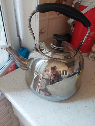 soba servisi: Çay dəsti, rəng - Gümüşü, Metal — 1