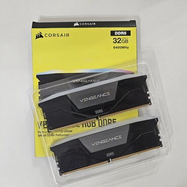 Оперативная память (RAM): Оперативная память, Corsair, 32 ГБ, DDR5, 6400 МГц, Для ПК