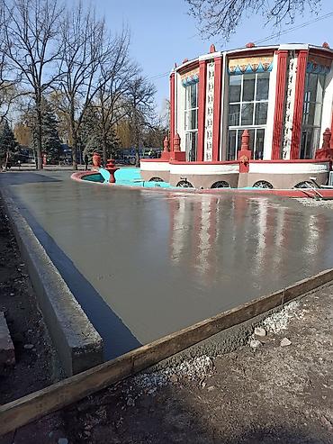 Бетонные работы: Бетонирование площадок и дорожек - Устройство монолитных бетонных — 2