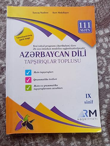 sekis azeri: Məhsul: “Azərbaycan Dili – Tapşırıqlar Toplusu” (IX sinif) Müəlliflər — 1