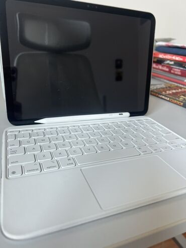 Электронные книги: Apple iPad + Apple Pencil + Magic Keyboard (ağ) - Planşet: Apple iPad