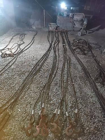 Тельферы: Стропа чалка паук удавка цепной тросовой паук чалка трос буксир ремень — 4