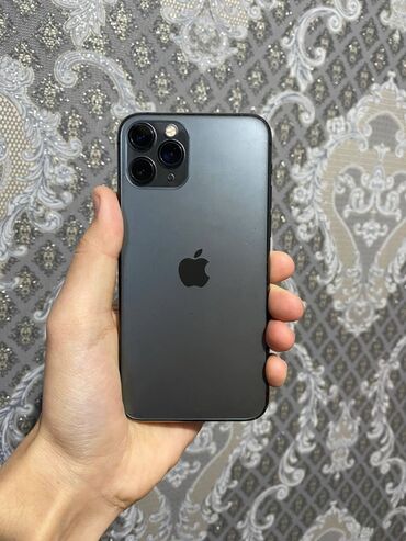 Apple iPhone: IPhone 11 Pro, Скидка 10%, Б/у, 256 ГБ, Matte Space Gray, Чехол, Коробка, 93 %