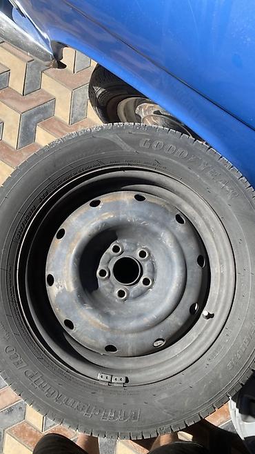 р 16 диски: Летние шины Goodyear, комплект 4 шт. Железные диски на Субару 5/100 — 5