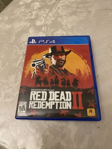 Видеоигры и приставки: Red Dead Redemption 2, Экшен, Б/у Диск, PS4 (Sony Playstation 4), Самовывоз