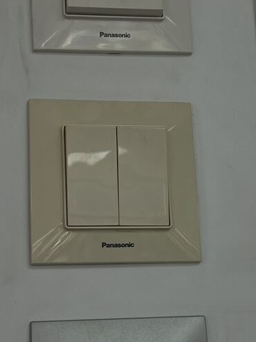 беспроводные светильники на кухню: Двухклавишный выключатель Panasonic - Тип: механический выключатель