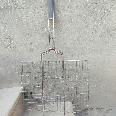 Товары для шашлыка: Manqal üçün iri ölçülü ızgara toru - Material: metal tor, möhkəm — 1