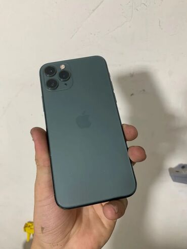 айфон 11 п: IPhone 11 Pro, Б/у, 256 ГБ, Серебристый, Зарядное устройство, Защитное стекло, Кабель, 75 %
