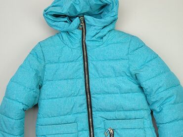 Children's down jackets: Children's down jacket 11 years, Synthetic fabric, condition - Very good