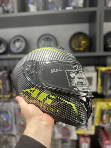 Moto dəbilqələr: Motorsiklet üçün tam üzlü qrafik dəbilqələr - Növ: Integral (tam — 6