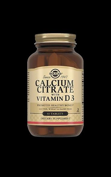 Solgar Calcium Citrate with Vitamin D3 – 60 tablet. - Tərkib: Kalsium lalafo.az -da Solgar Calcium Citrate with Vitamin D3 – 60 tablet. - Tərkib: Kalsium