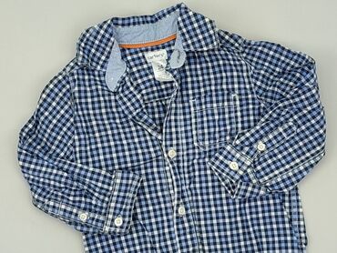 sukienka satynowa dlugi rekaw: Shirt 1.5-2 years, condition - Very good, pattern - Cell, color - Blue