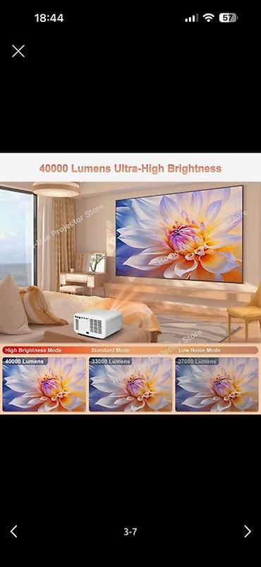проектор 4k: Проектор FLIXTONE d9w ultra для домашнего кинотеатра - Нативное — 2