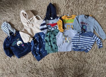пакет вещей на мальчика: Детский топ, рубашка, Б/у