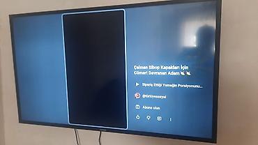 127 ekran: Samsung LED televizor - Ekran ölçüsü: təxmini 40–43 düym (divara — 1