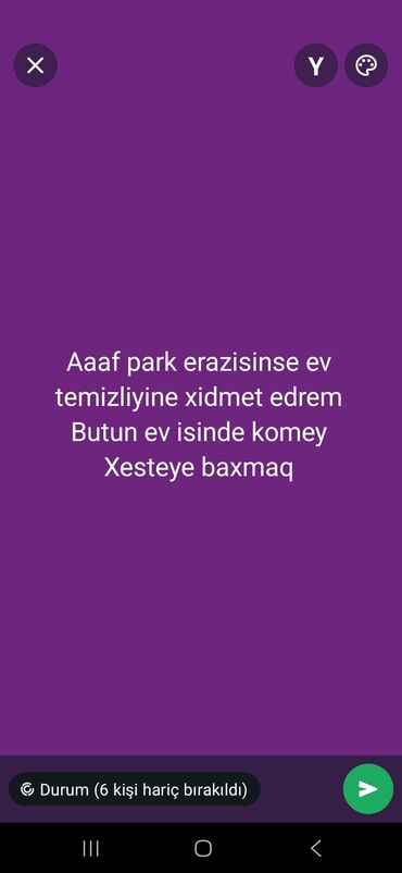 Gözəllik Salonları: Aaaf park ərazisində ev təmizliyi və bütün ev işlərində kömək