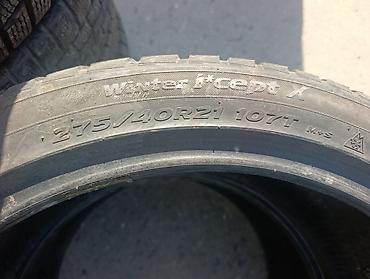 27540r21: Шины 275 / 40 / R 21, Зима, Б/у, Пара, Внедорожные (АТ/МТ), Корея, Hankook — 2