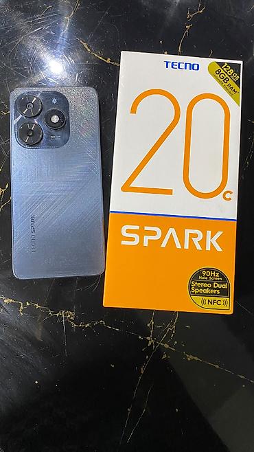 texno spark 20: Tecno Spark 20C, 128 GB, rəng - Göy, Sensor — 1