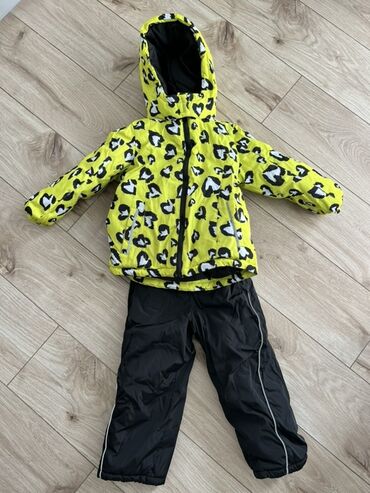 куртка зимний: Комплект, цвет - Желтый