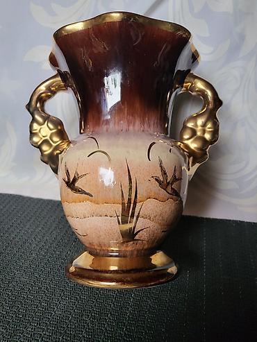Stare vaze i dekor: Vaza iz 1949 do 1990g.Nemacka- rucni rad. Vaza perfektna, rucni — 3