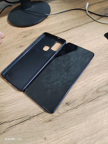 macbook pro 2022: Samsung Galaxy A21S, Б/у, 64 ГБ, цвет - Синий, 1 SIM, 2 SIM, eSIM — 4