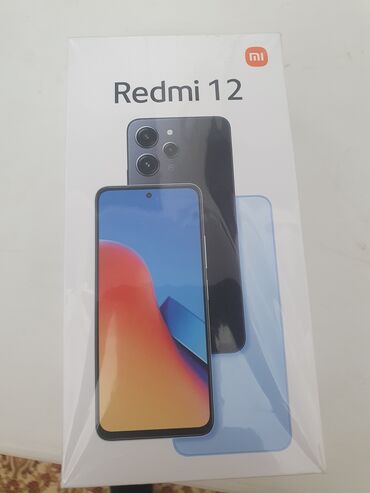 Redmi: Redmi, Redmi 12, Новый, 256 ГБ, цвет - Черный, 2 SIM