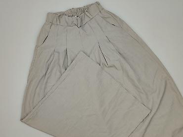 szerokie: New Collection, Spodnie materiałowe damskie, rozmiar L — 1