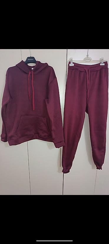 nike tech flecce: Бордовый спортивный костюм (худи + джоггеры) - Цвет: насыщенный — 1