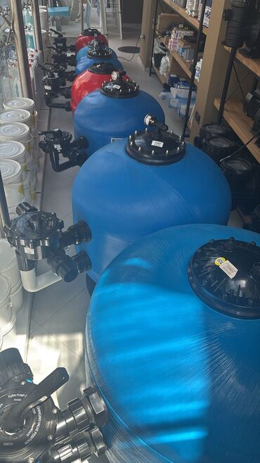 бытовой фильтр: Hovuzlar üçün nəzərdə tutulmuş qum filtrləri. Bu filtrlər hovuz