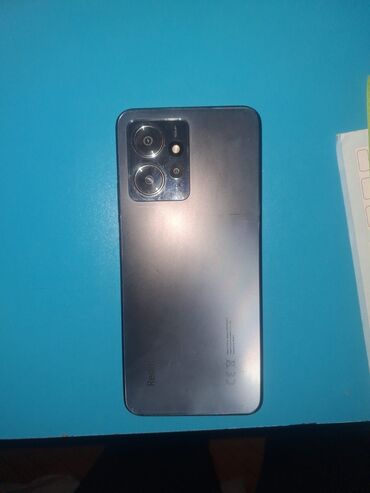 işlenmiş soba: Redmi Note 12, 128 GB, rəng - Qara, Face ID