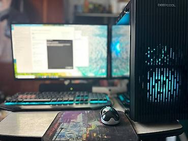 acer e1: -Игровой ПК с подсветкой в корпусе Deepcool и боковым стеклом. Сборка — 4