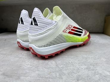 Бутсы: Футбольные бутсы/сороконожки Adidas F50 без шнурков - Тип — 3
