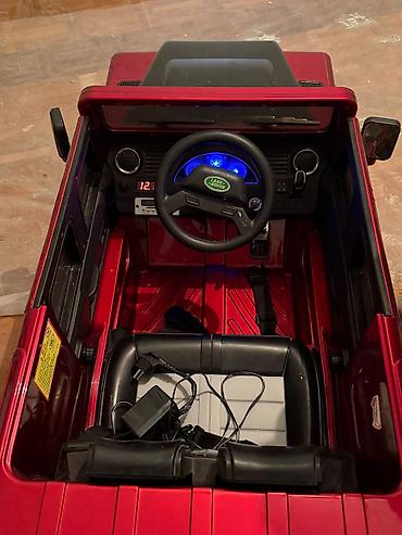 Uşaq üçün elektrik maşınları: Uşaq üçün elektrikli minik maşını – Land Rover Defender üslubunda - — 4