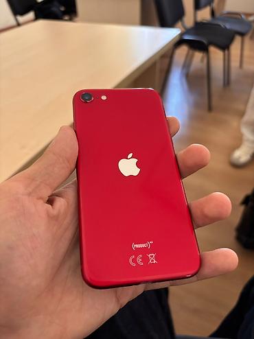 Apple iPhone: IPhone SE 2020, 128 GB, Qırmızı, Barmaq izi — 6